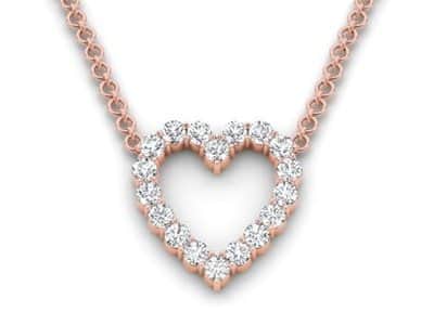 שרשרת לב שילב